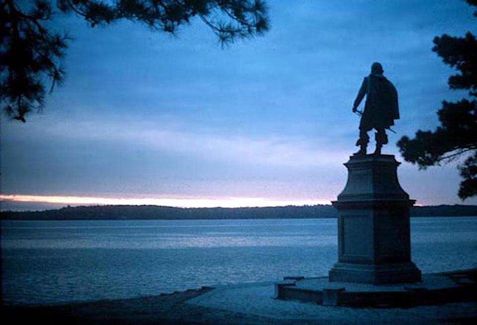 Statue of Captain John Smith along James River/NPS