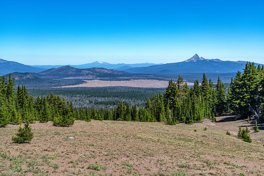 Looking back down to Pumice Desert, Crater Lake National Park / Rebecca Latson