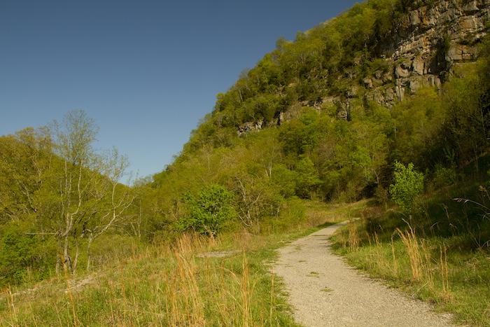 The historic Wilderness Road cut by Daniel Boone in the 1770s/NPS, Scott Teodorski