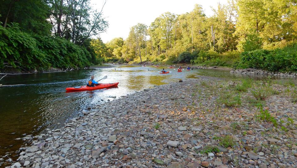 Kayakers on the Cuyahoga River in Cuyahoga Valley National Park/NPS, D.J. Reiser