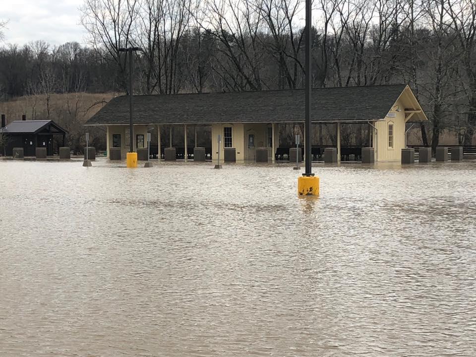 Flooding led to closures at Cuyahoga Valley National Park on Sunday/NPS