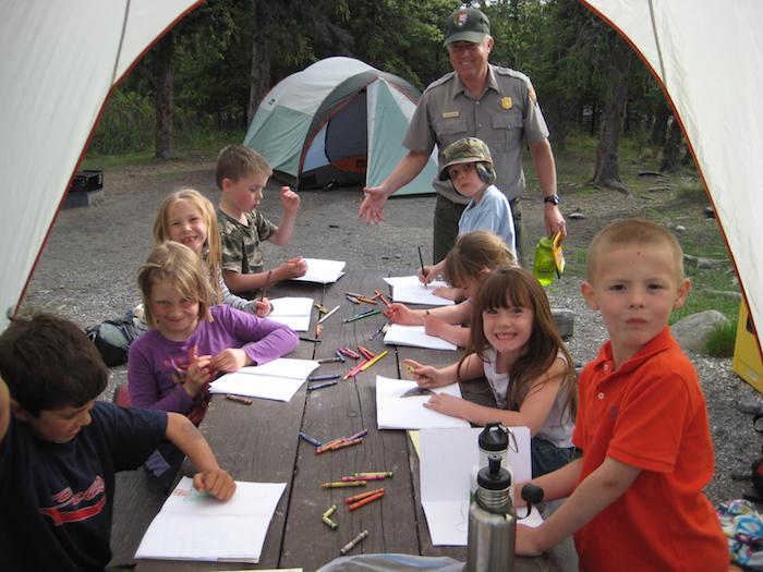 Kids camp at Denali National Park/NPS
