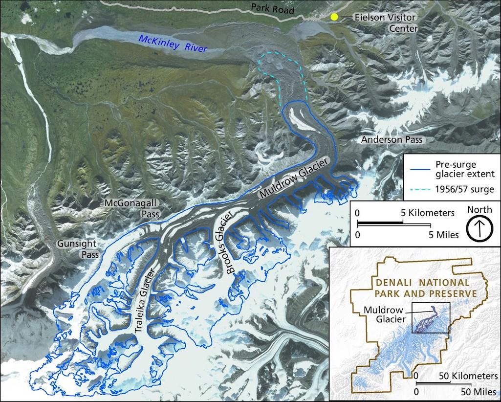 Locator map of the Muldrow Glacier/NPS