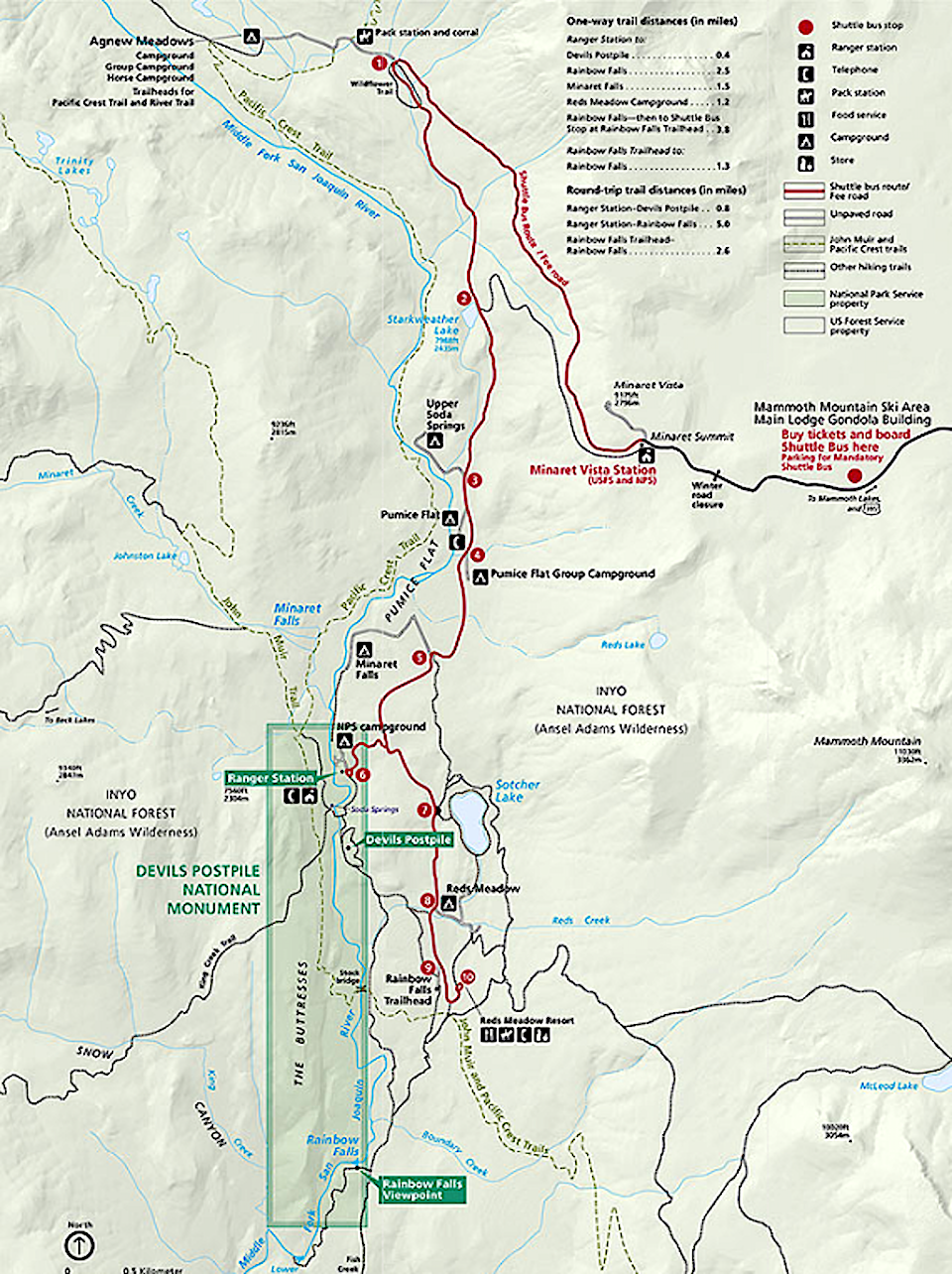 Reds Meadow Road Into Devils Postpile National Monument Opens Friday