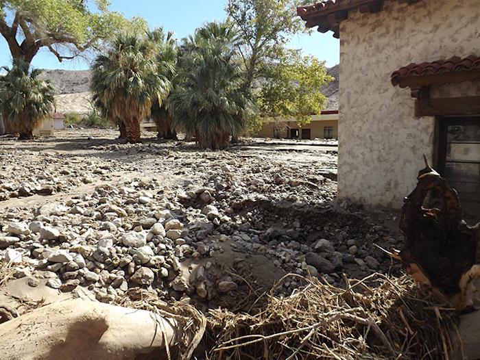 Scotty's Castle and storm damage/NPS