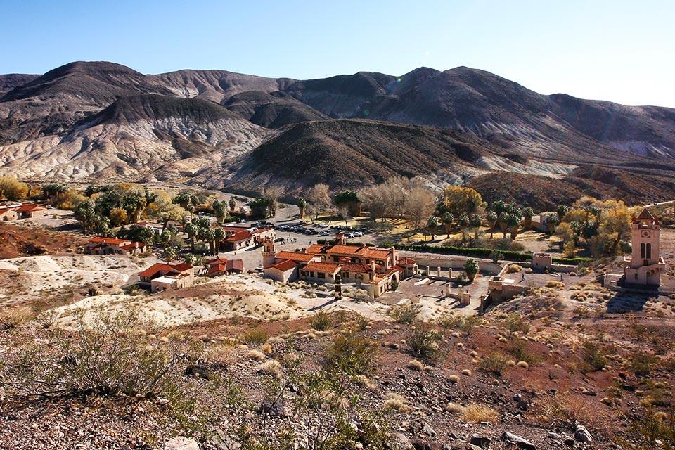 Scotty's Castle at Death Valley National Park is one of 10 cultural sites considered to be at risk from climate change, according to The Cultural Landscape Foundation/TCLF