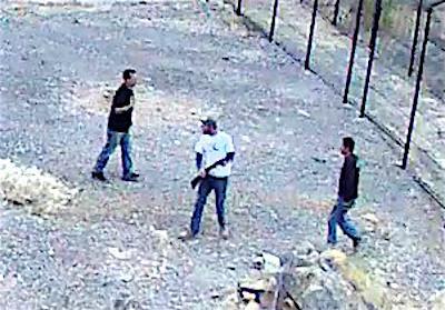Security camera captured three men vandalizing Devils Hole at Death Valley National Park/NPS