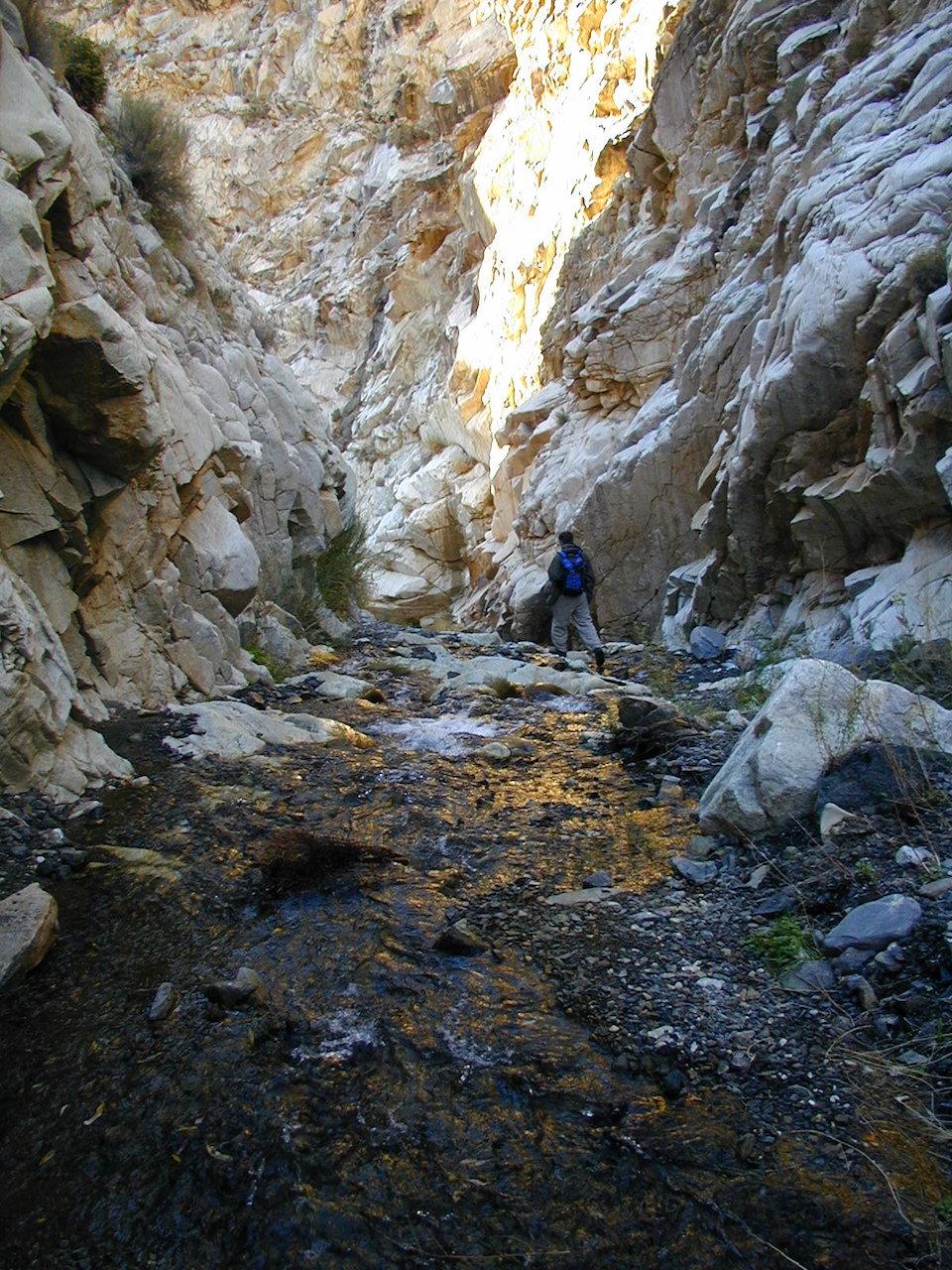 Surprise Canyon Creek at Death Valley has been designated a wild river/NPS