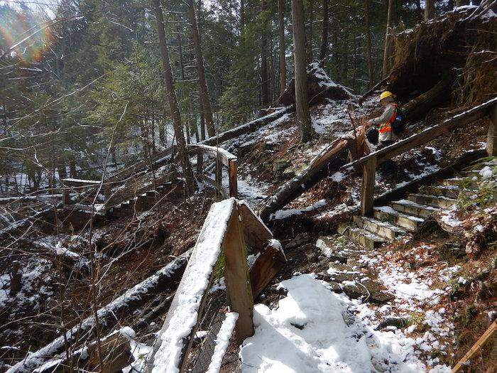 Storm damage at Delaware Water Gap NRA could take years to clean up/NPS