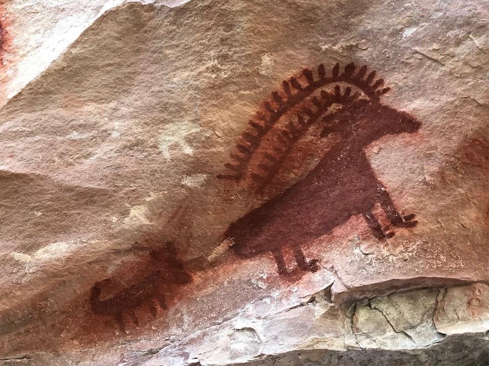Pictograph in Jones Hole, Dinosaur National Monument/Jim Stratton