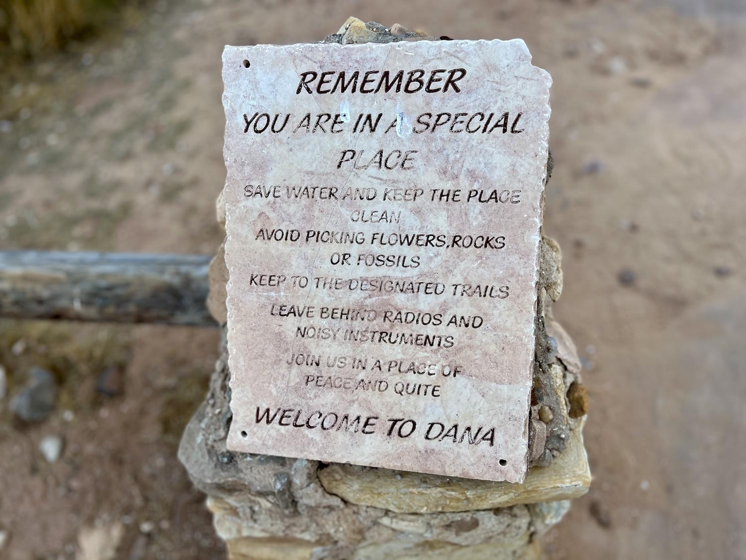 Dana Biosphere Reserve in Jordan promises peace and quiet.