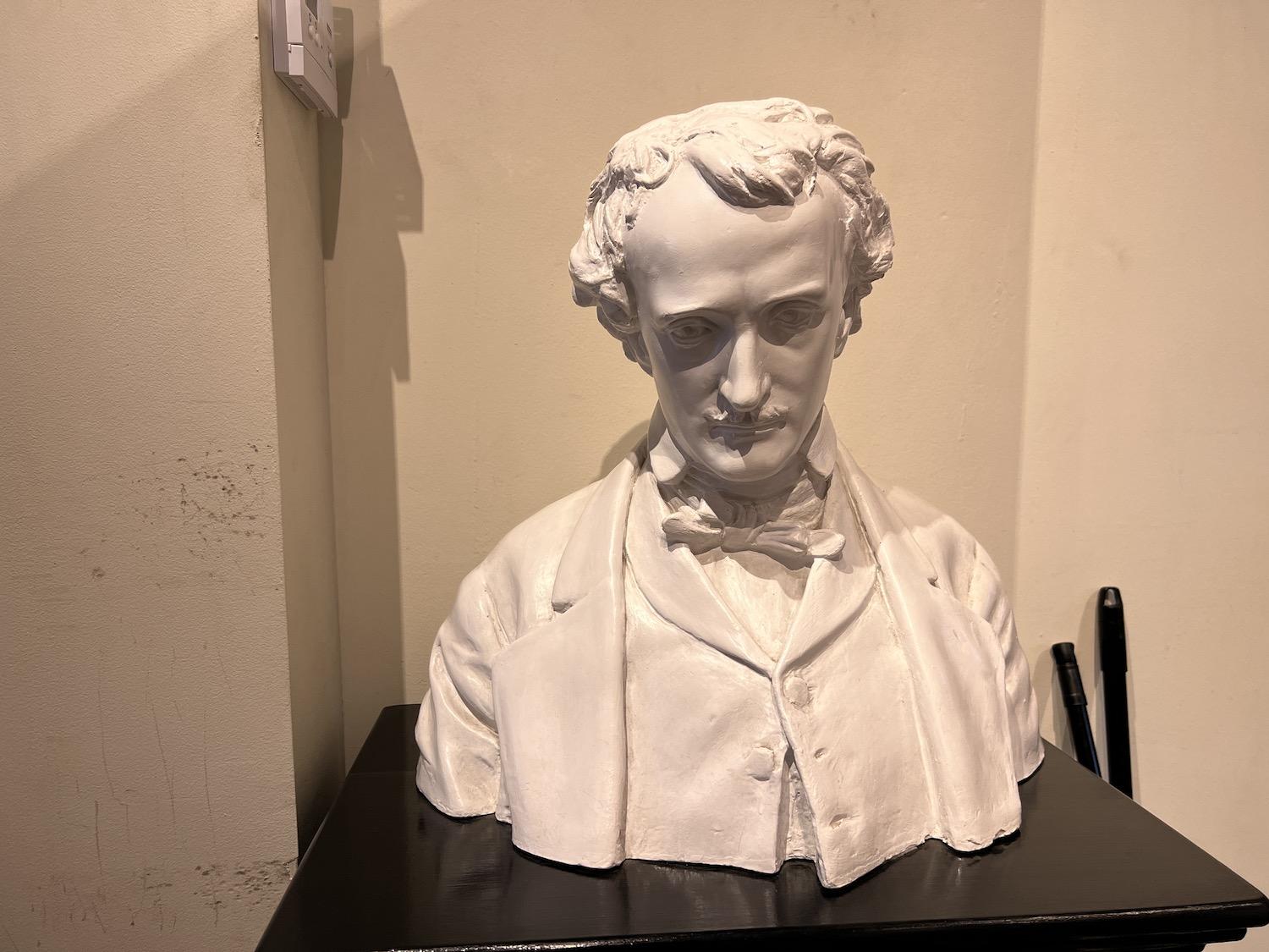Writer Edgar Allan Poe died a mysterious death in Baltimore when he was just 40.