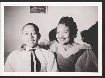 Emmett Till and Mamie Till-Mobley, ca. 1954/NAACP Records, Library of Congress