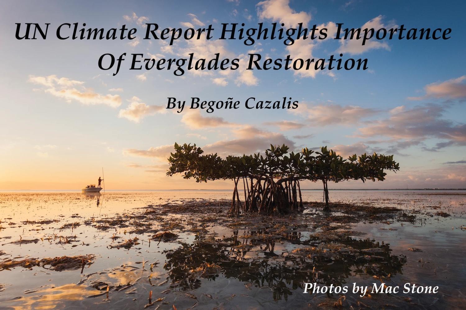 UN Climate Report Highlights Importance of Everglades Restoration