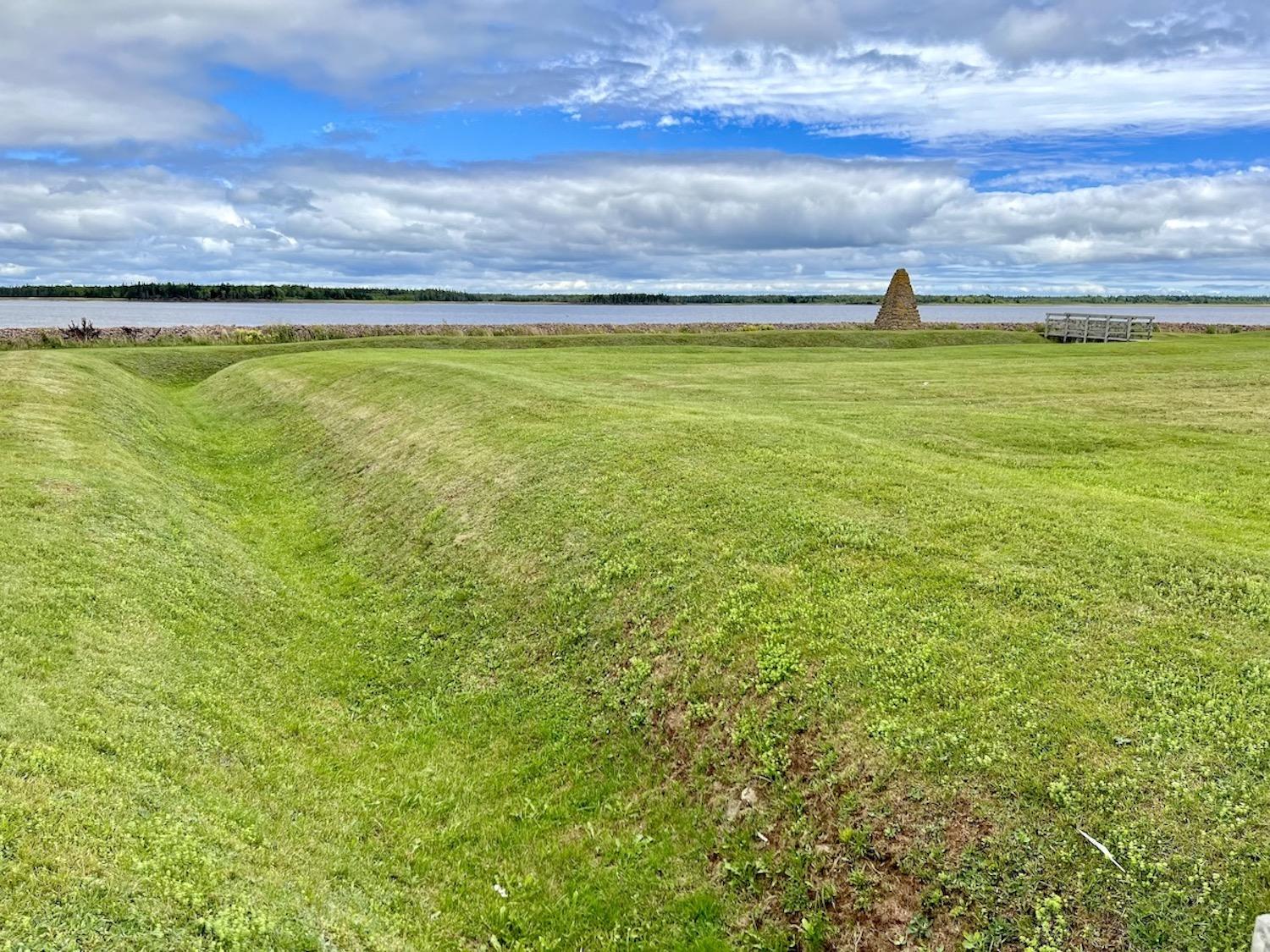A view of Fort Gaspareaux National Historic Site in New Brunswick.
