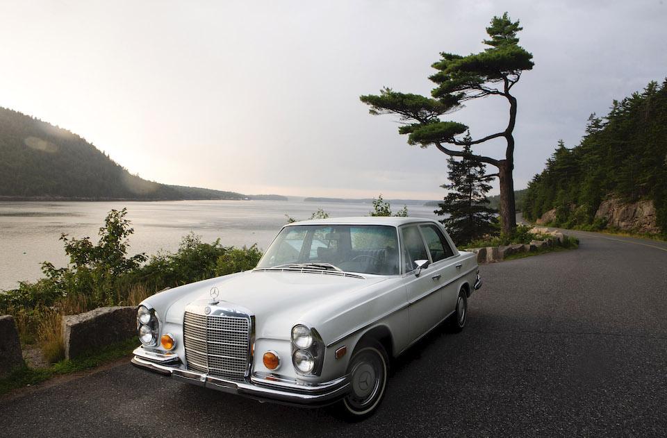 A 1972 Mercedes Benz is one of the items up for bid at Friends of Acadia's annual benefit/FOA