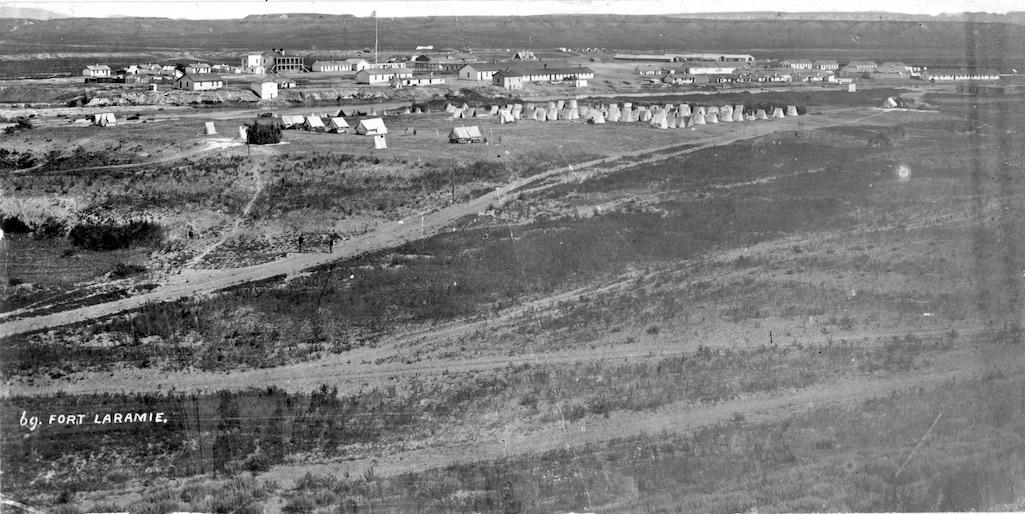 Fort Laramie as it appeared in 1870/NPS archives
