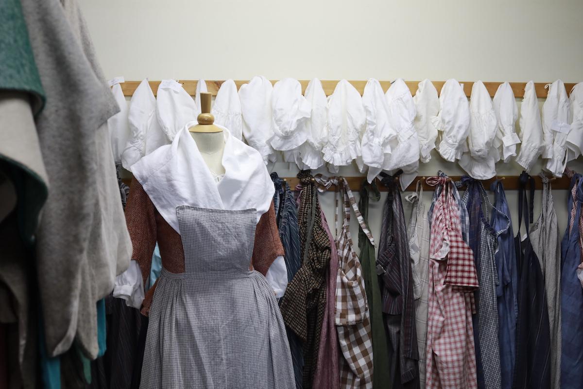 Some of the period costumes at the fortress.