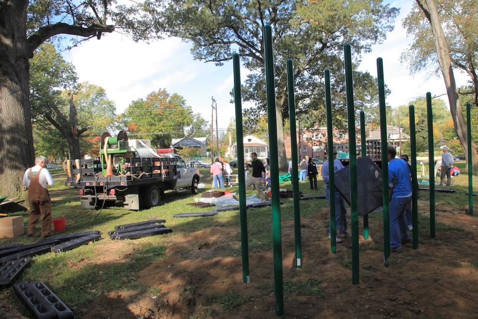 Playground Installation at Fort Dupont Park/NPS