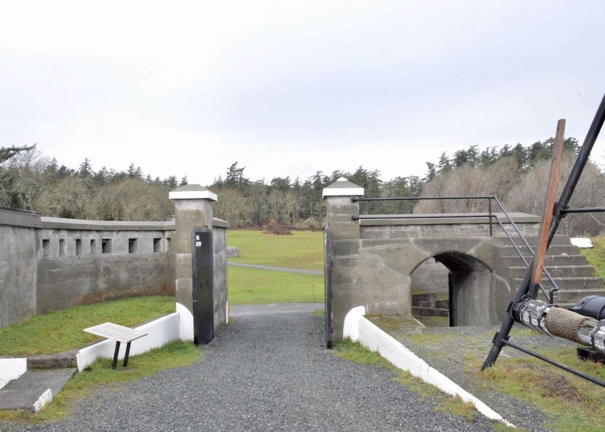 The Lower Battery at Fort Rodd Hill.
