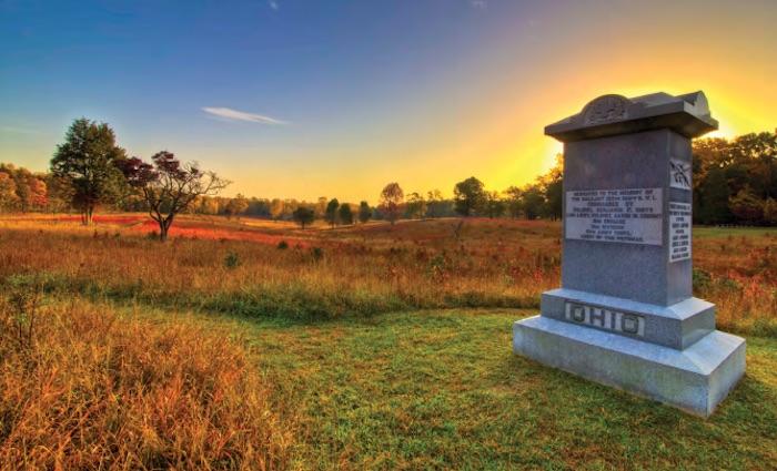 Ohio Regiment Marker, Bloody Angle, Fredericksburg & Spotsylvania NMP/Buddy Secor