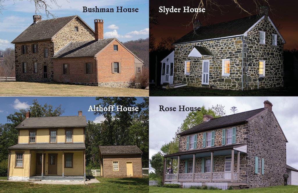 Four of Gettysburg's historic battlefield homes are available for rent.  NPS photo