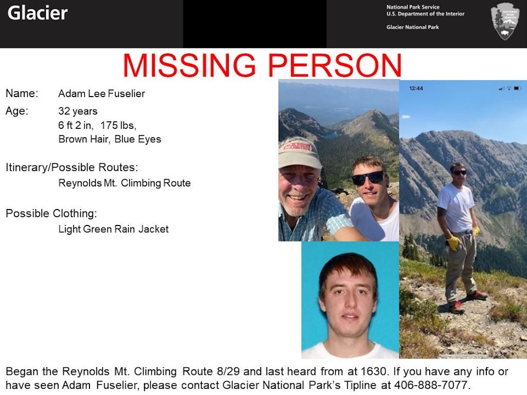 Climber missing at Glacier National Park/NPS