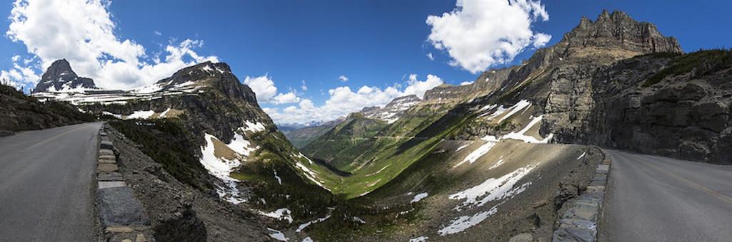 Panorama along the Going-to-the-Sun Road At Logan Pass in Glacier National Park/NPS, Jacob W. Frank