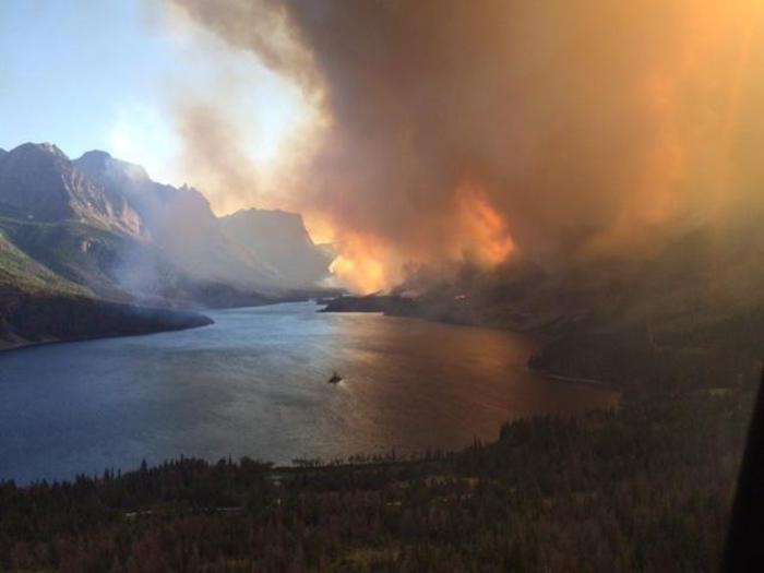 Reynolds Creek Fire at Glacier National Park/NPS