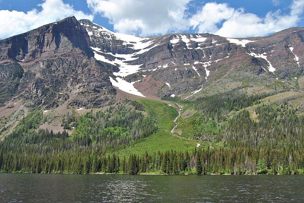 A Florida man died in a fall on Rising Wolf Mountain in Glacier National Park/Loco Steve via Wikimedia