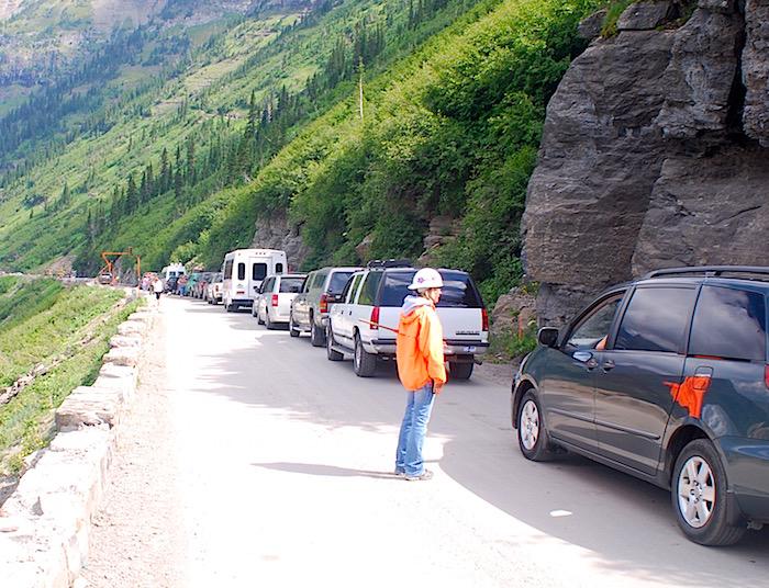 Road Delays in Glacier National Park