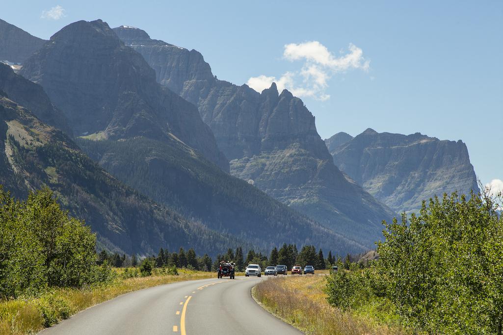 The Going-to-the-Sun Road in Glacier National Park/NPS file