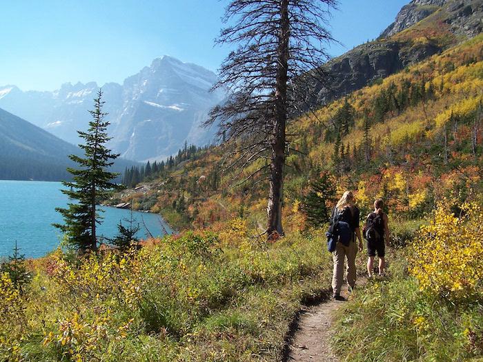 Fall hiking in Glacier National Park/NPS
