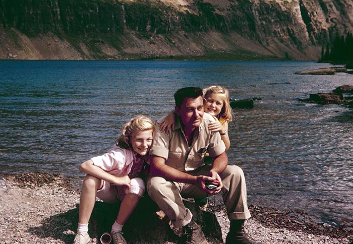 Dad and Sisters at Hidden Lake, Glacier National Park / John Latson