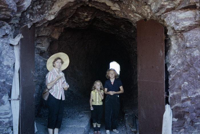 Mom and Sisters at Ptarmigan Tunnel, Glacier National Park / John Latson