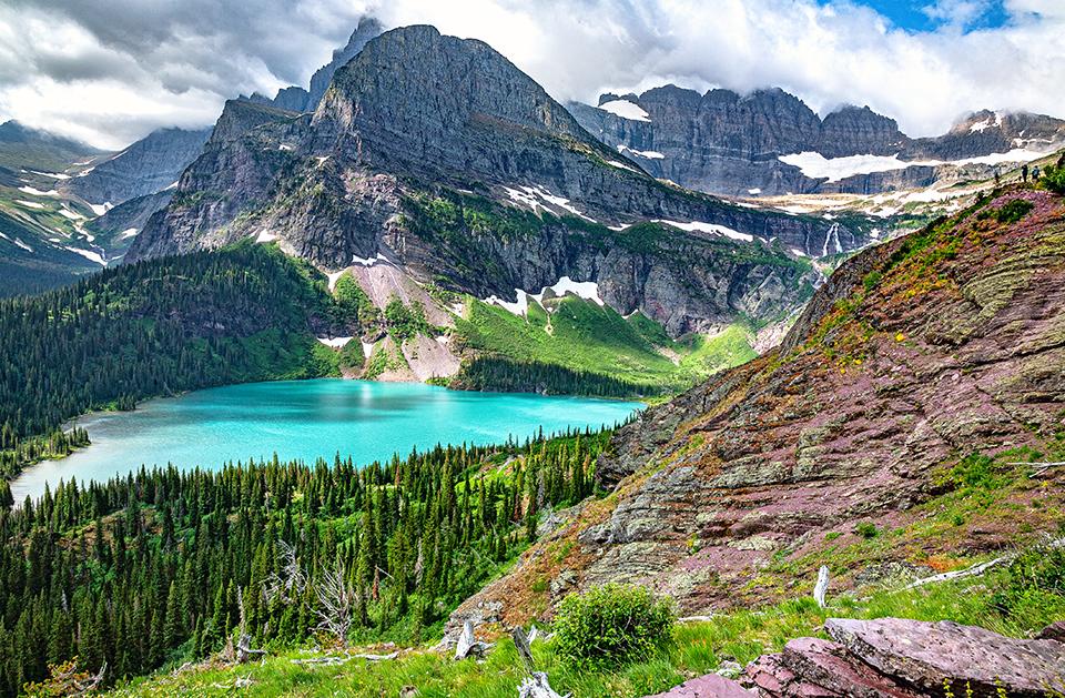 One heck of a view along the Grinnell Glacier Trail, Glacier National Park / Rebecca Latson