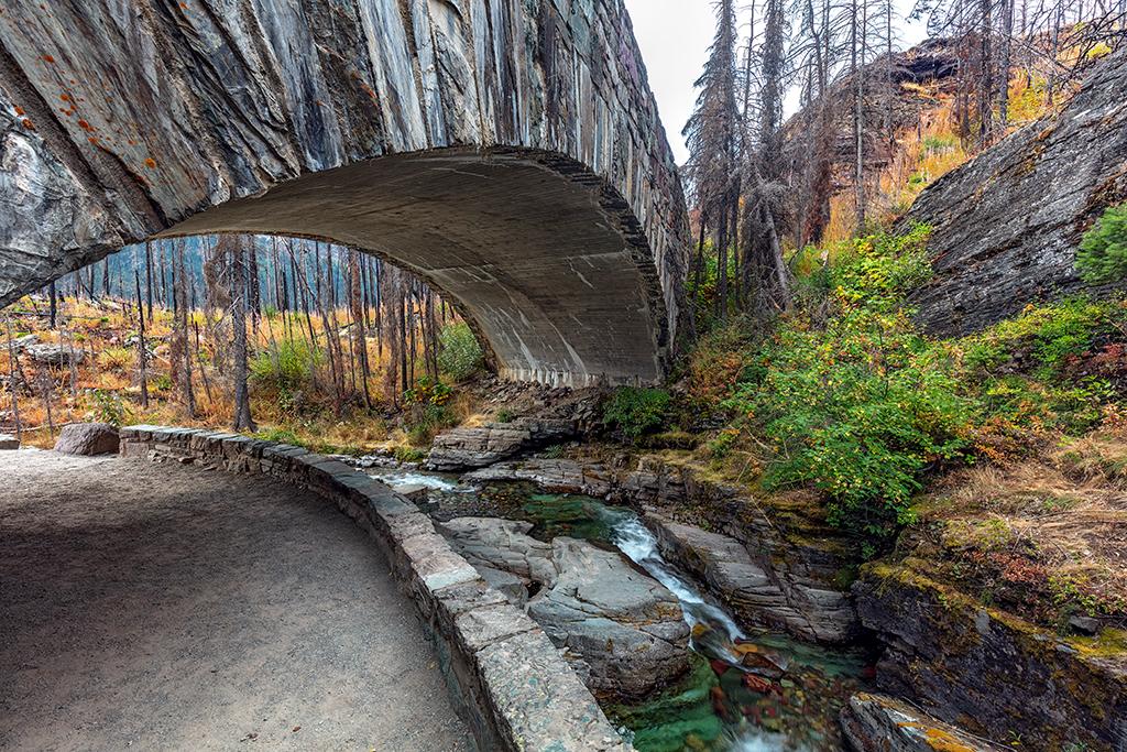 The bridge over Baring Creek, Glacier National Park / Rebecca Latson