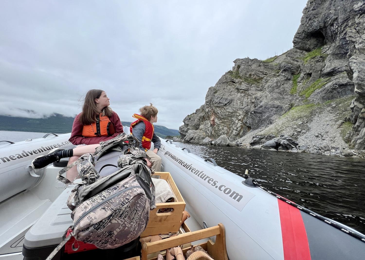 Gros Morne Adventures takes guests by boat to an isolated cove for an Indigenous experience called Discover Mekapisk.