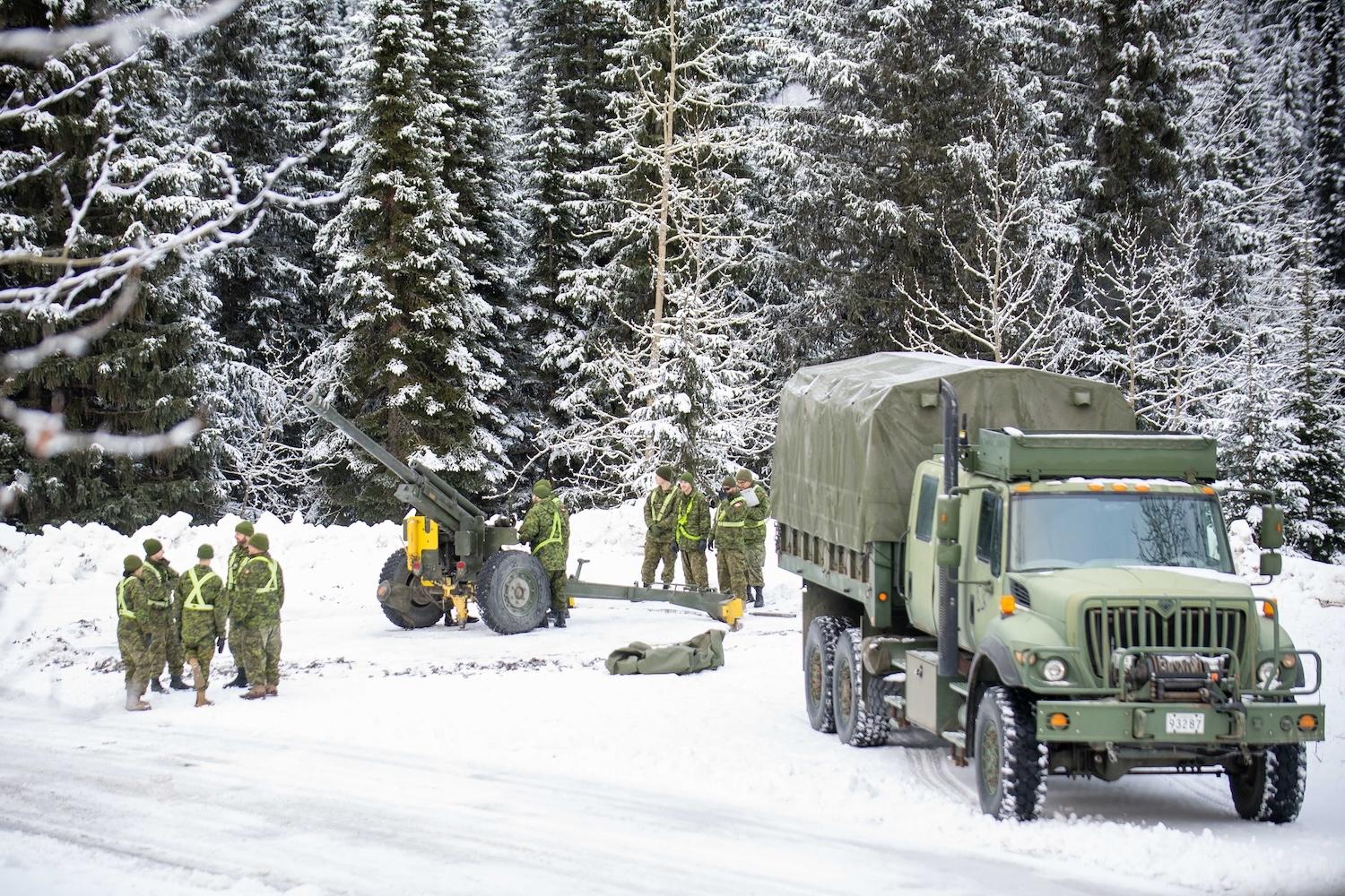 Each winter, Parks Canada and the Canadian Armed Forces work together to release avalanches in a controlled manner before they become a threat to the transportation corridor.