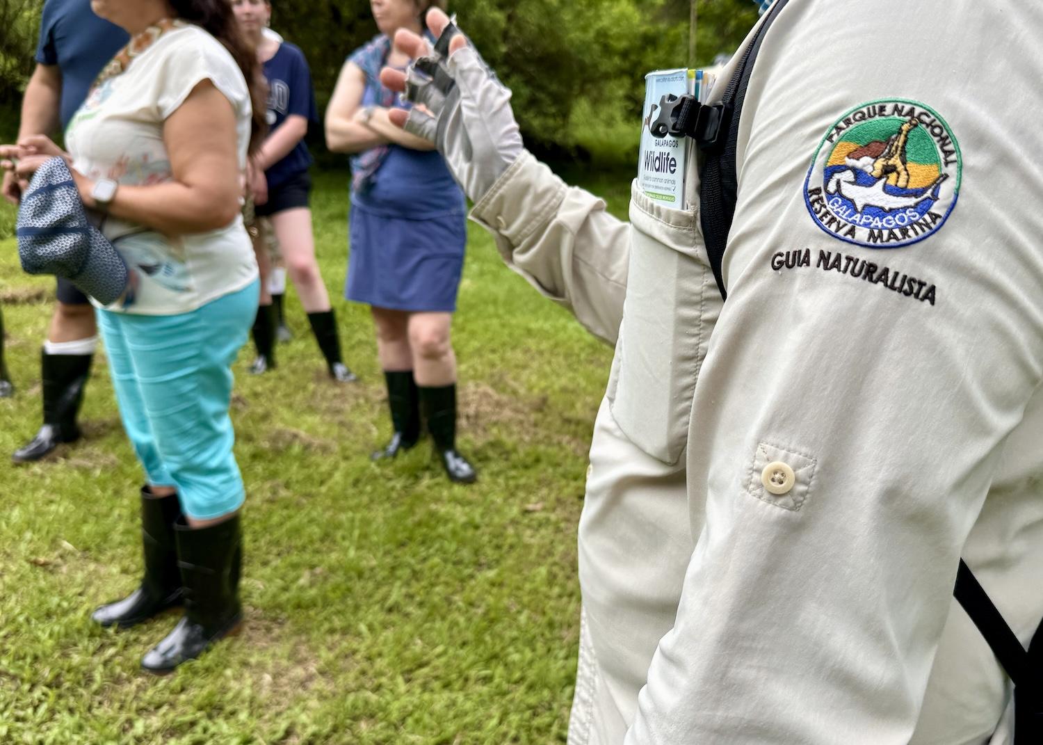 Galápagos National Park trains and certifies naturalists to be guides. Galápagos National Park trains and certifies naturalists to be guides.