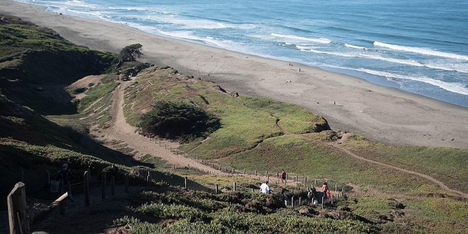 A search for a woman buried by sand at Golden Gate NRA so far has been fruitless/NPS file