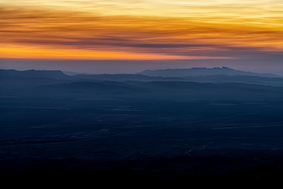 Sunrise seen along the Wheeler Peak Scenic Drive, Great Basin National Park / Rebecca Latson