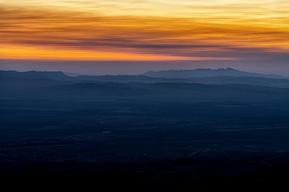 Sunrise seen along the Wheeler Peak Scenic Drive, Great Basin National Park / Rebecca Latson