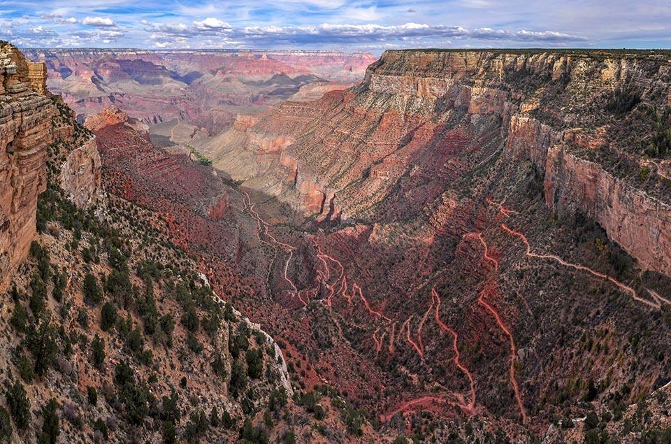 A break in a waterline has forced water conservation measures on the South Rim of Grand Canyon/NPS