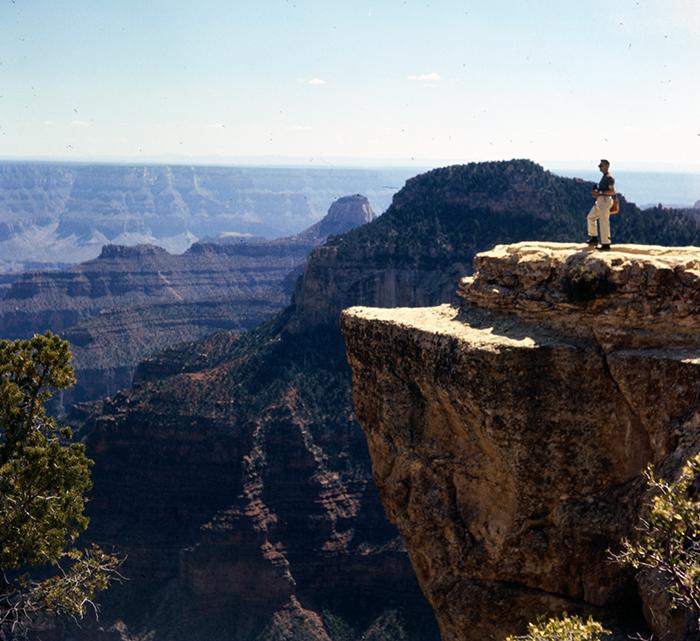 Dad Viewing The Scenery, Grand Canyon National Park / John Latson