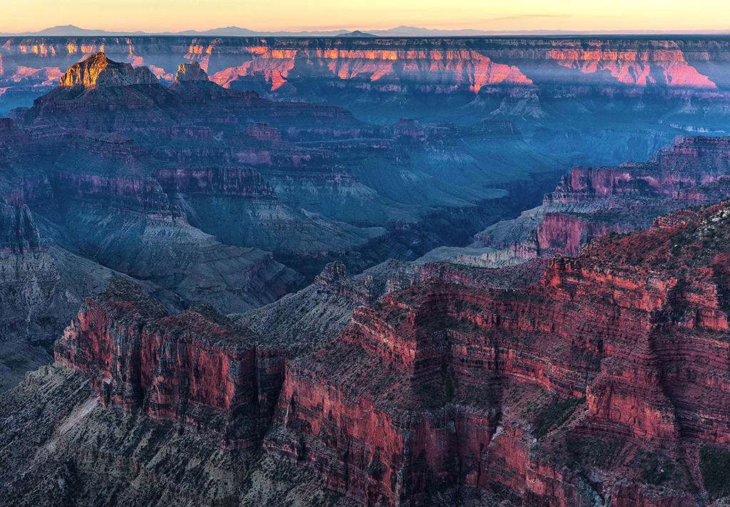 Sunrise over the North Rim, Grand Canyon National Park / Rebecca Latson