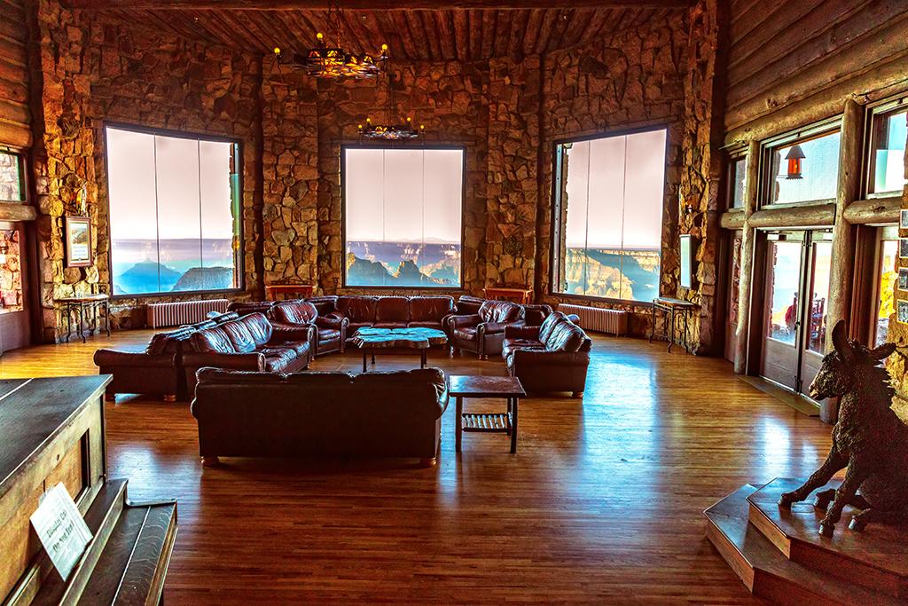 The Grand Canyon Lodge Sun Room, North Rim, Grand Canyon National Park / Rebecca Latson