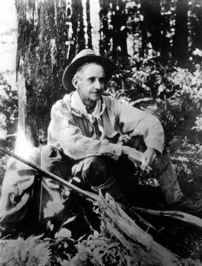 Horace Kephart in an iconic portrait taken in the Smokies by his friend and fellow park-advocate George Masa. Image from Horace Kephart Family Collection, courtesy Great Smoky Mountains Association