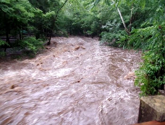 Flooding on the Little River in Great Smoky Mountains National Park/NPS