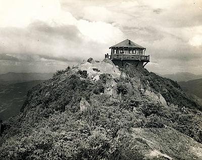 Mount Cammerer in Great Smoky Mountains National Park/State of Tennessee